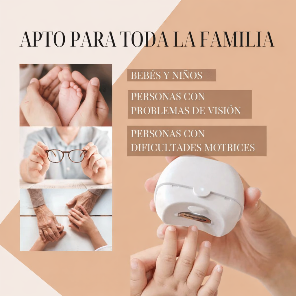 Corta uñas eléctrico